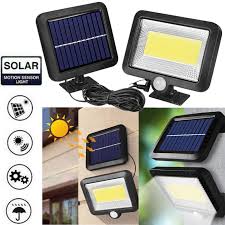100 Led Solar Power Motion Sensor Light Outdoor Garden Floodlight Security Lamp Ebay