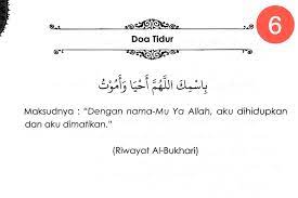 Doa tidur dan selepas tidur online worksheet for pra sekolah. Doa Sebelum Tidur Selepas Bangun Tidur Dengan Maksud
