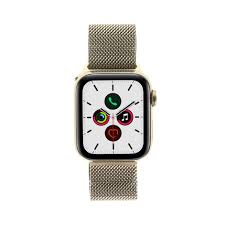 Entdecke 15 anzeigen für apple watch 2 milanaise armband zu bestpreisen. Apple Watch Series 5 Edelstahlgehause Gold 40mm Mit Milanaise Armband Gold Gps Cellular Gold Gut Asgoodasnew