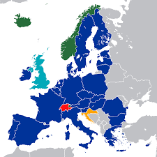 Det europeiske økonomiske samarbeidsområde (eøs) en folkerettslig avtale inngått mellom den europeiske union (eu) og tre av medlemsstatene i det europeiske frihandelsforbund (efta), norge, island og liechtenstein. European Economic Area Wikipedia