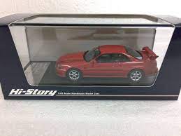 po 1:43 HI STORY HS156RE NISSAN SKYLINE R34 25GT TURBO '98 resin scale  model car | eBay