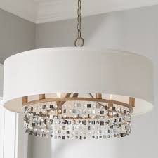 Yes, we carry a brass product in drum chandeliers. Shell And Crystal Drum Shade Chandelier Shades Of Light