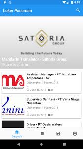 Lowongan kerja pt wilmar group mei 2021. Loker Pasuruan Lowongan Kerja Pasuruan Update For Android Apk Download