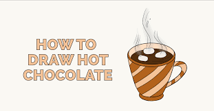 I love hot cocoa <3. How To Draw Hot Chocolate Really Easy Drawing Tutorial