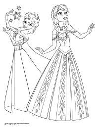 La Reine Des Neiges Disney 4 Coloriage La Reine Des Elsa Coloring Pages Elsa Coloring Rapunzel Coloring Pages