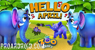 تحميل لعبة ادارة والحدائق الممتعة Zoocraft Animal Family النسخة المعدلة للاجهزة الاندرويد باخر تحديث كحارس حديقة أنت سلمت المف Hello April Animals Rafting