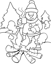 This christmas worksheet was created for primary/elementary students. Coloring Sheet Free Printable Winter Pages For Kids Sheets Preschoolers Flower Unicorn Approachingtheelephant