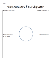 Vocabulary Four Square Pdf Google Drive Vocabulary Graphic Organizer Four Square Writing Teaching Vocabulary