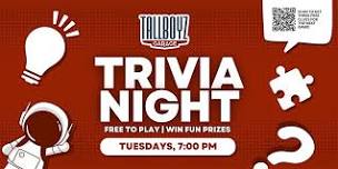 Overland Park Trivia Night | Tallboyz Garage