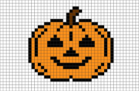 Halloween Pumpkin Pixel Art Pixel Art Pixel Art Grid Pixel Art Pattern