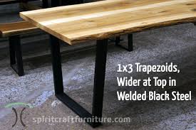 Top quality craftsmanship makes your project easy to complete on time. Table Legs And Bases For Hardwood Slab Table Tops