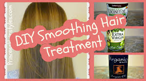 Coconut oil has many beneficial properties for health, both for topical use and when it is used to cook with. Diy Smoothing Hair Treatment Coconut Oil Hair Mask Recipe At Home Youtube