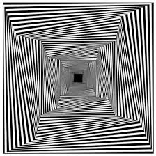 Wood Tunnel Optical Art Optik Illuzyon Sanati Iluzyonlar Optik Yanilsama