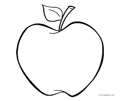 Dibujo Manzana Para Colorear