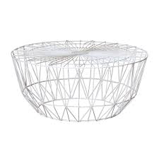 The wire black coffee table set looks as if sketched and celebrates the elegance of the minimalist. Wire Coffee Table White Black Label Events