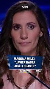 Massa liquidó a Milei: "Javier hasta acá llegaste, no le faltes más el  respeto a las mujeres". #debate2023 #debate #milei #massa