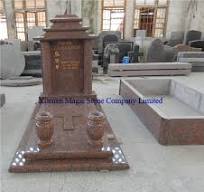 Maple Red Granite Monument