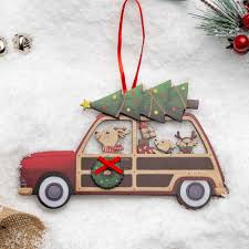 A Christmas Miracle Rescue Ornament Classic Woodie