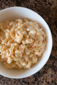 Whisk the dressing ingredients together at the bottom of a large bowl. Hawaiian Macaroni Salad Onolicious HawaiÊ»i