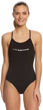 Slix Australia Womens Back In Black Curve One Piece