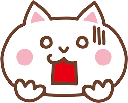 無料イラスト] ショックを受けて「ガーン」の表情の猫 - パブリックドメインQ：著作権フリー画像素材集