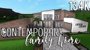 Roblox Bloxburg Contemporary Family Home 134k Youtube Here are some bloxburg house ideas you can use as inspiration for your next build. roblox bloxburg contemporary family home 134k