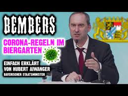 Jun 29, 2021 · hubert aiwanger, stellvertretender ministerpräsident und staatsminister für wirtschaft, landentwicklung und energie von bayern, nach seiner wiederwahl bei der landesversammlung der freien. Corona Regeln Im Biergarten Youtube
