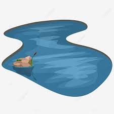 بركة تصميم عنصر المياه بركة بحيرة الجسم Png وملف Psd للتحميل مجانا