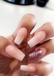 Ombre Nails Pink Glitter Ombre Acrylic Nails Acrylic Nails Glitter Ombre Pink Nails Pink White Nails