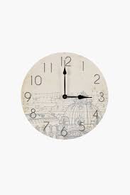 Karlsson wall clock mr white numbers copper case hands 37.5 cm small ka5588. Landscape Wall Clock 32cm Clocks Shop Decor Home Decor Sho