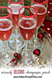 16 festive champagne cocktails to celebrate. Seriously Delicious Holiday Champagne Punch Champagne Punch Christmas Drinks Festive Drinks