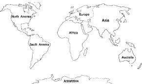 Each of these continent coloring pages has a fun design, making them perfect for younger and older kids. Pin On World Map Printable