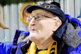 Football club says an emotional farewell to larger-than-life super fan  'Shep'