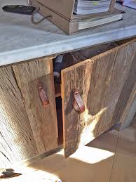 reclaimed oak kitchen island & bookcase