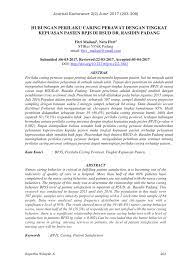 Menurut penelitian yang dilakukan oleh manurung & hutasoit (2011), terpenuhinya kebutuhan caring dan perbaikan perilaku caring perawat akan Pdf Hubungan Perilaku Caring Perawat Dengan Tingkat Kepuasan Pasien Bpjs Di Ruang Rawat Inap Rsud Dr Rasidin Padang