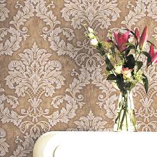 ورق حائط منقوش أوروبي حديث ثلاثي الأبعاد غير منسوج لغرفة النوم غرفة المعيشة مزخرف زهور ديكور منزلي ورق حائط لفة خلفيات Aliexpress