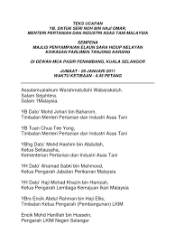 Pekeliling perbendaharaan malaysia wp 7.1/2013 m.s. Teks Ucapan Yb Datuk Seri Noh Bin Haji Omar Menteri Pertanian Dan Industri Asas Tani Malaysia Sempena Majlis Penyampaian Elaun Sara Hidup Nelayan Kawasan Parlimen Tanjong Karang