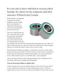 So i know the bearing noise is coming from. 2017 3 14 Partsavatar Ca Replacement Parts So You Hear Weird Noise