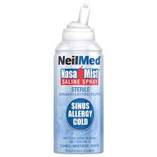 The reason we tell you to tilt the nozzle away from the middle of your nose, is because if you spray the middle septum time and time again, that can. Nasamist Saline Spray 75 Ml Walmart Com Walmart Com