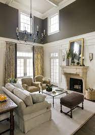 24 Ideas On How To Decorate Tall Walls Remodelaholic Home Living Room Home Traditional Living Room