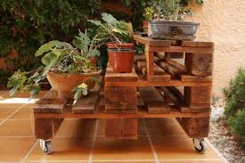 Modele De Porte Plante En Palette De Bois Pallevaeg