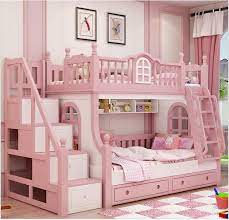 1500 1900mm bunk bed pink childern bed solid wood bady fluctuation bed girl princess bed bed for girls room princess bedrooms kids bedroom sets