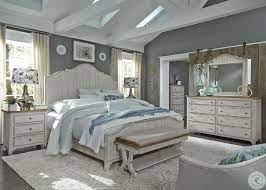 Farmhouse Reimagined Antique White Panel Bedroom Set Farmhouse Bedroom Furniture White Panel Bedroom Set Bedroom Set