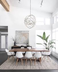 Inspiring Dining Room Tables And Chairs For The Most Social Space In The House Gray And Yellow Dining R Dining Room Small Room Interior Minimalist Dining Room