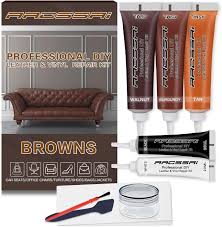 I had thrifted a pair of black ʼ70s bar stools that weren't exactly uggos, but they were kind of boring and stood out a bit more than i'd like against the bright white office wall in our living room. Arcssai Brown Leather Couch Repair Kit