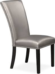 Artemis Side Chair Gray Value City Furniture And Mattresses Dining Room Chairs Upholstered Gray Dining Chairs Leather Dining Room Chairs