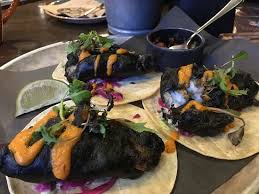 Fill tortillas with cod, cilantro sauce, tomato, and cabbage. Baja Fish Tacos Picture Of Antojo Tacos Tequila Halifax Tripadvisor