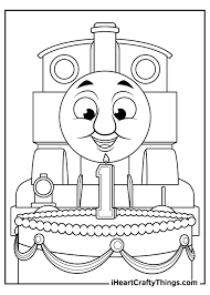 Designs include cornucopias, corn stalks, and turkeys! Printable Thomas The Train Coloring Pages Updated 2021
