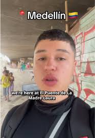 Giving Christmas gifts to children living under the Madre Laura bridge  #colombia #medellin #christmas #gifts #charity