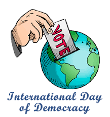 Let's not wait any longer for this to become a federal holiday. International Day Of Democracy Us